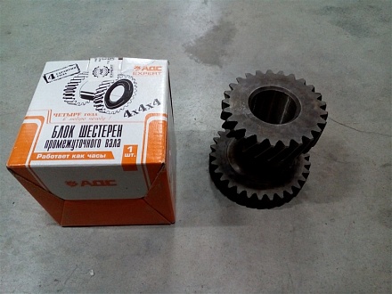 БЛОК ШЕСТЕРЕН ПРОМ. ВАЛА КПП УАЗ н/о (АДС) 469-1701050