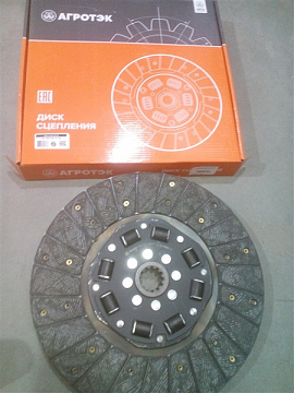 Диск сцепления Д-240  85-1601130-01 (резин/ без асбест) (АгроТэк) 
