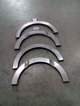 Полукольца упорные коленчатого вала Д-240 Р1 (ком-т из 4 шт.) А23.01.10.403/401