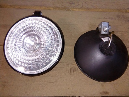 Фара рабочая кругл. гал. (пластм) 55Вт/12В ФПГ 100 8734.31.06