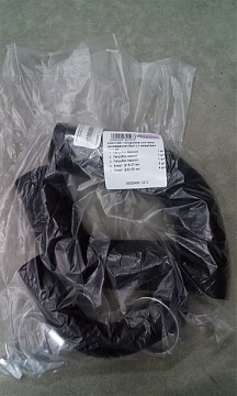 Комплект патрубков радиатора МТЗ-80/82 (3шт.) с хомутами (черные)