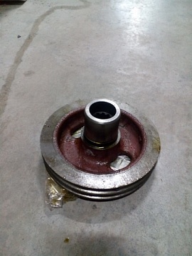 Шкив коленвала ЗИЛ 2-х руч. 240-1005131-М (ММЗ) (шлиц)