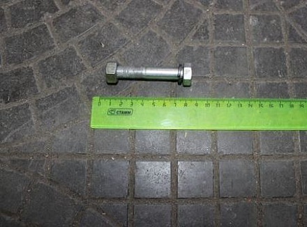 БОЛТ М12х1,25х70 АМОРТИЗАТОРА УАЗ 201575-П29 с гайкой и гровером