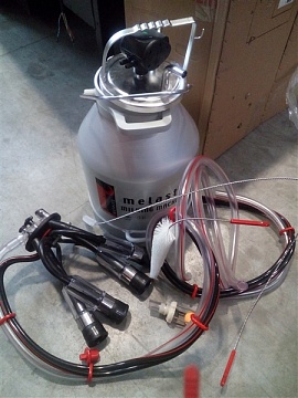 Ведро доильное 30л с аппаратурой  "Melasty" 1AK (аллюм. бак/каучук) (Турция)